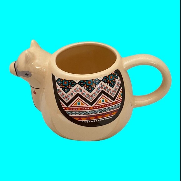 Thumbs Up! Lamapot Mug Cup Llama Shape SW Style American Novelty Camel - Picture 3 of 10